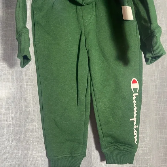Champion Forest Green Kids Tracksuit - Picture 4 of 13